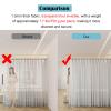 CHZDPP Privacy Curtains for Room Divider, Hospital Curtains for Sickroom/Postpartum Centers/Beauty Salons, Blackout Curtain for Massage Parlors/Tattoo Shop(White (1pc),Rod Length 2.3m/7.5ft) view 2