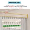 CHZDPP Privacy Curtains for Room Divider, Hospital Curtains for Sickroom/Postpartum Centers/Beauty Salons, Blackout Curtain for Massage Parlors/Tattoo Shop(White (1pc),Rod Length 2.3m/7.5ft) view 4
