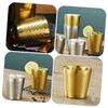 Baluue 3pcs Stainless Steel Shaving Bowl for Men Shave Cup for Soap for Home and Barber Use and Rustproof Design view 2
