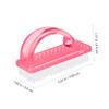 BUGUUYO 6pcs Sturdy Plastic Handle Nail Brush Manicure Clean up Brush for Nails Comfortable to Hold view 4