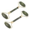 TOVINANNA 2pcs Jade Beauty Device Face Neck Roller Stone Muscle Deep Tissue Massage Gua Sha Tool view 1
