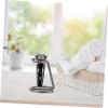 VINTORKY 1pc Brush Holder Shaving Set Organizer for Home Barbershop Neat Beard Care Tool Resistant Stand for Men Gunmetal Finish view 4