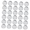 Baluue Blush and Bronzer Palette 30pcs Empty Round Metal Pans Cosmetic Accessory view 1