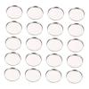 Baluue 20pcs Round Eyeshadow Diy Palette Metal Magnetic Storage Container for Makeup Durable and Portable Empty Eyeshadow Tray for Travel and Daily Use view 1