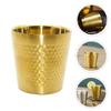 Baluue 2pcs Stainless Steel Shaving Bowl for Men Simple Design Foaming Cup for Shaving Cream and Soap for Home and Barber Use view 4