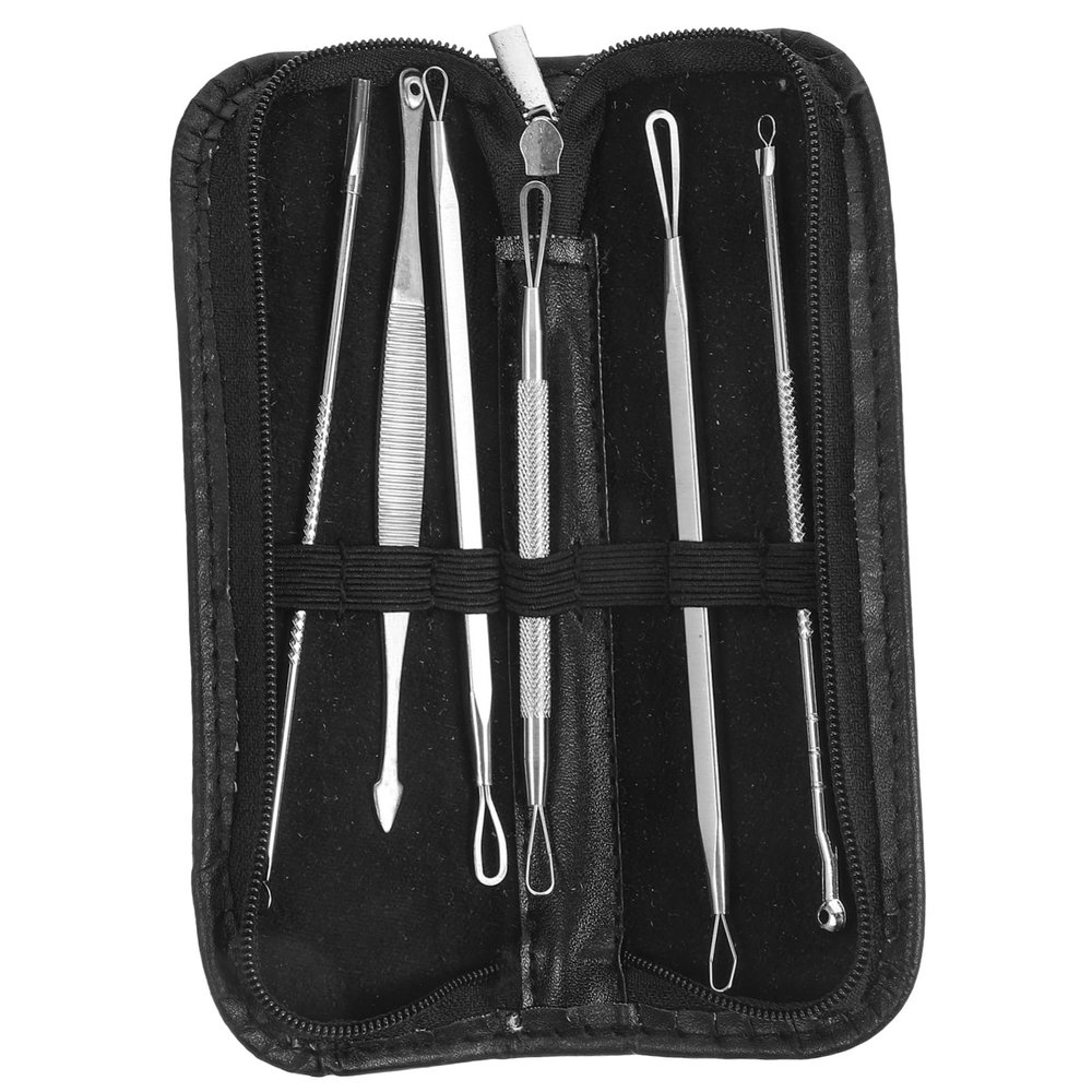 TOVINANNA High-Class Stainless Steel Cell Clip for Blackheads Portable Needle Daily Use Reusable Tool