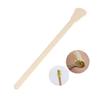 PLAFOPE 100pcs Wooden Hair Removal Stick Waxing Spatula for Flyaways Brows Original Wooden Easy to Use for Hot Wax Strip Wax view 4