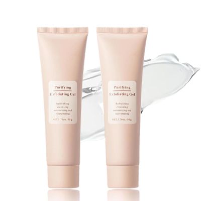 Purifying Exfoliating Gel, Face and Body Exfoliating Scrub Gel, Deep Cleansing Moisturizing Facial Exfoliator for All Skin Types (2pcs)