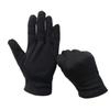 Didiseaon 12pairs Moisturizing Cotton Gloves Black Fingerless Work Gloves for Women Safety Warm Protective view 2