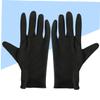 Didiseaon 12pairs Moisturizing Cotton Gloves Black Fingerless Work Gloves for Women Safety Warm Protective view 4
