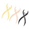 3pcs Eyebrow Stencil Ruler Stainless Steel Microblading Measure Tool Home Travel view 2