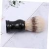 PLAFOPE 1pc Men's Shaving Brush for Beards Comfortable Grip Daily Grooming Essential Cleansing Brush for Male Charm view 3
