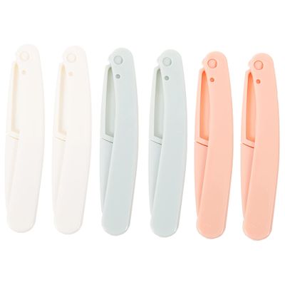 BIUDECO 6pcs Portable Eyebrow Trimmer Precision Razor for Shaping Eyebrows Facial Hair and Bikini Area Lightweight Design for Easy Storage and Safe Use