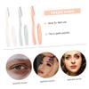 BIUDECO 6pcs Portable Eyebrow Trimmer Precision Razor for Shaping Eyebrows Facial Hair and Bikini Area Lightweight Design for Easy Storage and Safe Use view 4