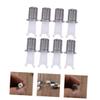 Baluue 8pcs Nose Hair Trimmer Replacement Heads Durable Steel Cutter Accessories for Men and Women Compatible with Electric Trimmers for Easy Cleaning and Maintenance view 3