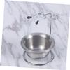 BIUDECO Stainless Steel Shaving Stand Bowl Brush Razor Holder Men's Shaving Bowl Mug view 3