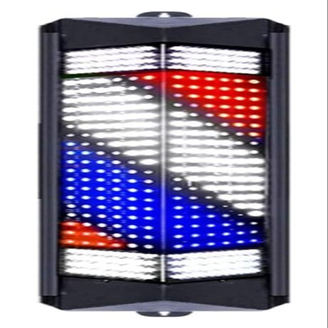 DXYOYONGMZ Barber Pole Light, LED Barber Pole Light, Barber Pole LED Light Traditional Barber Pole Rotating Barber Pole LED Light,Wall-Mounted Waterproof LEDs for Outdoor Hairdressing(Blue,65cm)