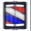 DXYOYONGMZ Barber Pole Light, LED Barber Pole Light, Barber Pole LED Light Traditional Barber Pole Rotating Barber Pole LED Light,Wall-Mounted Waterproof LEDs for Outdoor Hairdressing(Blue,65cm) view 1
