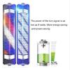DXYOYONGMZ Barber Pole Light, LED Barber Pole Light, Barber Pole LED Light Traditional Barber Pole Rotating Barber Pole LED Light,Wall-Mounted Waterproof LEDs for Outdoor Hairdressing(Blue,65cm) view 4