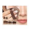 1 Box of 6 PCs Chocolate Color Quick Makeup Foundation Puff Set, Foundation Sponge Puff Cushion Puff Mini Powder Puff Collection view 2