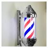 DXYOYONGMZ Barber Pole Light, Rotating Hair Salon Open Sign, Traditional Barber Pole Rotating Barber Pole LED Light, Wall-Mounted Waterproof LEDs for Outdoor Hairdressing(Black White) view 3