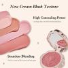 Flower Knows Little Angel Cream Blush,Mauve Rose Hydrating Blush for Cheeks,Buildable & Blendable Dewy Face Makeup,Soft Long-Lasting Cute Make Up for Women & Girls,0.21 Oz(04 Rose Ashes) view 3