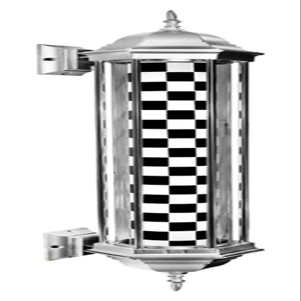 DXYOYONGMZ Barber Pole Light, LED Barber Pole Light, Traditional Barber Pole Outside Barber Shop Rotating Light Sign Light Box Rainproof Hairdressing Salon Save Energy Wall Lamp