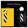 DXYOYONGMZ Barber Pole Light, LED Barber Pole Light, Traditional Barber Pole Rotating Barber Pole LED Light, Wall-Mounted Waterproof LEDs for Outdoor Hairdressing(Blue01) view 2