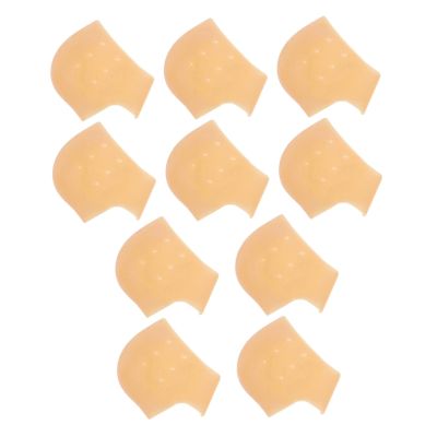 Didiseaon 5pairs Gel Heel Protector Inserts Blister Socks for Foot Care Moisturizing Silicone Heel Cup Pads for Running Walking