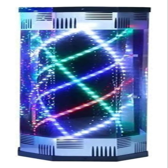 Barber Pole Light, Rotating Hair Salon Open Sign, Barber Pole LED Light, Outdoor Led Hair Hairdressing Salon Barber Shop Sign,Rotating Illuminating Five-pointed Red Green Blue White Strips(86.5cm)