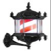 Barber Pole Light Hair Salon Barber Shop Open Sign Barber Pole LED Light, Traditional Barber Pole, Rotating Barber Pole LED Light, Wall-mounted Waterproof LEDs For Outdoor Hairdressing(Red) view 1