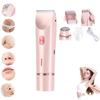 Glow aura shaver,Hair Remover,Waterproof Electric Shaver Wet and Dry,Waterproof Electric Bikini Trimmer for Women,2-in-1 Women's Body Shaver,Wet and Dry, Bikini Trimmer,for Leg Arm Underarm view 1