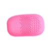 BIUDECO 2 Pcs Silicone Makeup Brush Cleaning Pad Brush Cleaning Plate Easy to Use Pink view 2