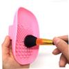 BIUDECO 2 Pcs Silicone Makeup Brush Cleaning Pad Brush Cleaning Plate Easy to Use Pink view 3