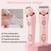 Wslfokida Solys Razaors for Women, Wet & Dry Electric Waterproof Shaver, The Glide Pro 3.0 Duskofficial Razor, 2 in 1 Livora Silk Electric Shaver for Women, Dusk Razor, Painless Hair Removal view 2
