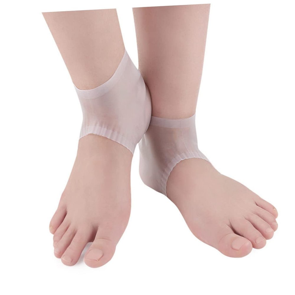 BIUDECO Comfortable Moisturizing Socks for Feet Antichapping Heel Socks Foot Care Protector