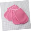 BIUDECO 2pairs Paraffin Wax Treatment Gloves and Booties Heat Retention Mitts of Cozy Foot Covers for Manicure and Pedicure Pink view 3