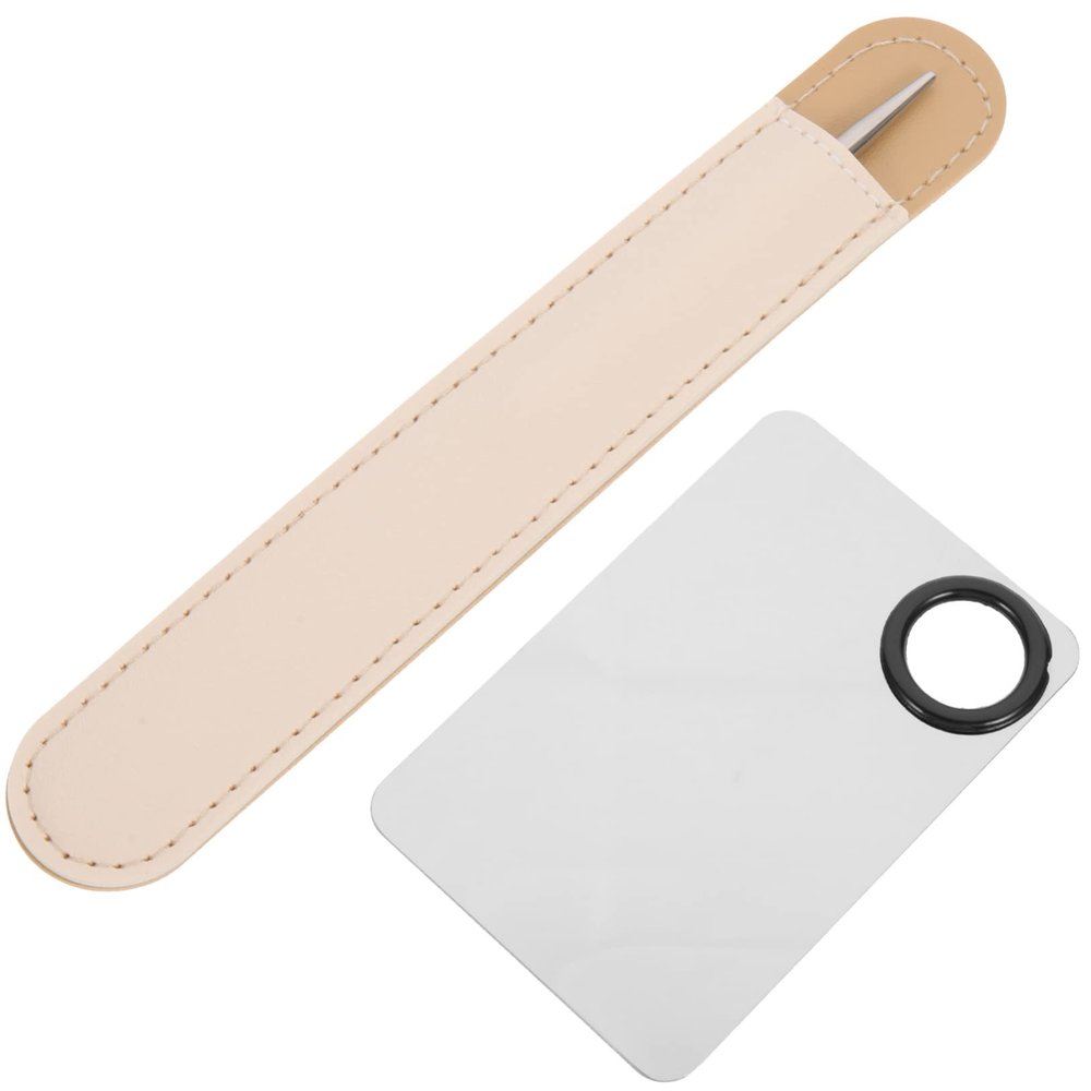 Baluue Cosmetic Palette Makeup Mixing Tray Spatula for Foundation Nail Art Cosmetics Makeup Shops