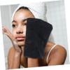 BIUDECO 9pcs Microfiber Face Cleaning Gloves Makeup Remover Exfoliating Shower Gloves for Face view 2