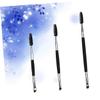BIUDECO 3pcs Professional Eyebrow Brush with Spiral Mascara Wand Wooden Handle Makeup Tools for Eyebrow Shaping and Eyelash Grooming Women and Makeup Lovers view 2