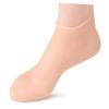 Didiseaon 3pairs Moisturizing Foot Socks for Dry Hydrating Foot Covers for Women and Girls Soft and Breathable Washable Design White and Skin Tone view 2