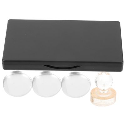 Baluue Diy Eyeshadow Palette Makeup Palette Eyeshadow Melt Cosmetics Sturdy Material Reusable Mirror Included for Women