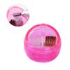 BIUDECO Portable Nail Art Grinding Machine Cleaner Professional Manicure Nail Equipment for Cleaning Drill Bits and Tools Rosy view 2