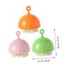 Baluue 3pcs Scrubber Comfortable and Reusable Bathing Brush for Boys and Girls and Adults Gentle Exfoliating Scalp Easy to Hold Wet Hands view 2