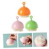Baluue 3pcs Scrubber Comfortable and Reusable Bathing Brush for Boys and Girls and Adults Gentle Exfoliating Scalp Easy to Hold Wet Hands view 4