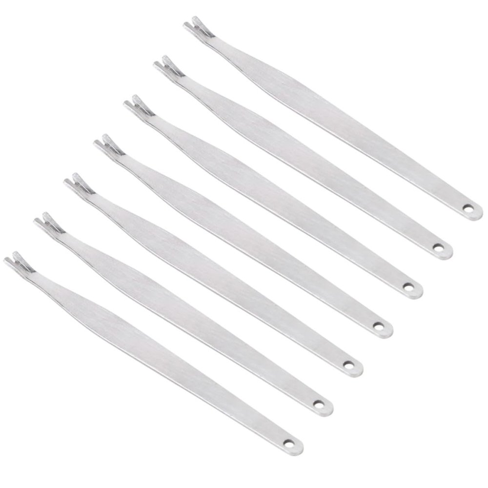Didiseaon 40pcs Stainless Steel Cuticle Removers and Nail Dead Skin Professional Manicure Tools for Home and Salon Use Fork Design for Easy Cleaning