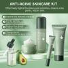 Avocado Skin Care Set, 13-In-1 Travel Skincare Kits for Hydrating & Soothing Skin, Daily Care Routine Kit with Avocado, Anti Aging Facial Kit for Women, Reduces Acne, Fine Lines & Wrinkles. view 2