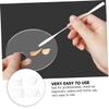 Baluue Acrylic Makeup Mixing Palette Set Durable Foundation Color Tray with Mixing Stick Easy to Clean Small Cosmetic Pallet for Beauty and Nail Art Makeup Lovers view 3