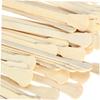 VINTORKY Wooden Wax Stick Spatula 100 Count for Hair Removal Waxing Gentle on Skin for Salons Home view 4