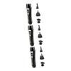 Baluue 3pcs Nose Hair Trimmer Multi-Function Electric Grooming Tool for Men and Women USB Rechargeable Compact Design for Hair Removal Machine Black view 1